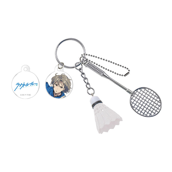 『ラブオールプレー』バドミントンキーホルダー 遊佐賢人